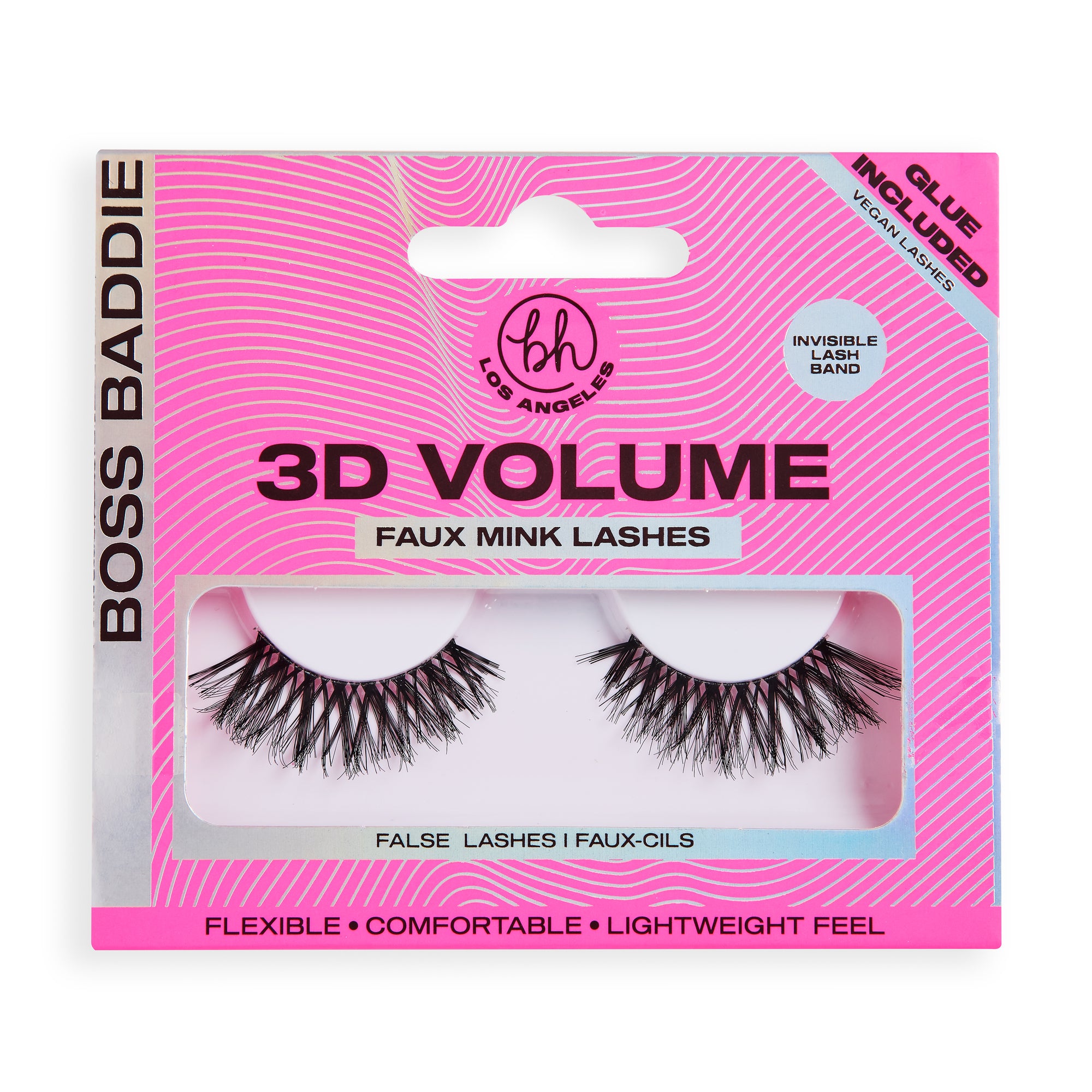 BH Los Angeles 3D Faux Mink Volume Lashes Boss Baddie