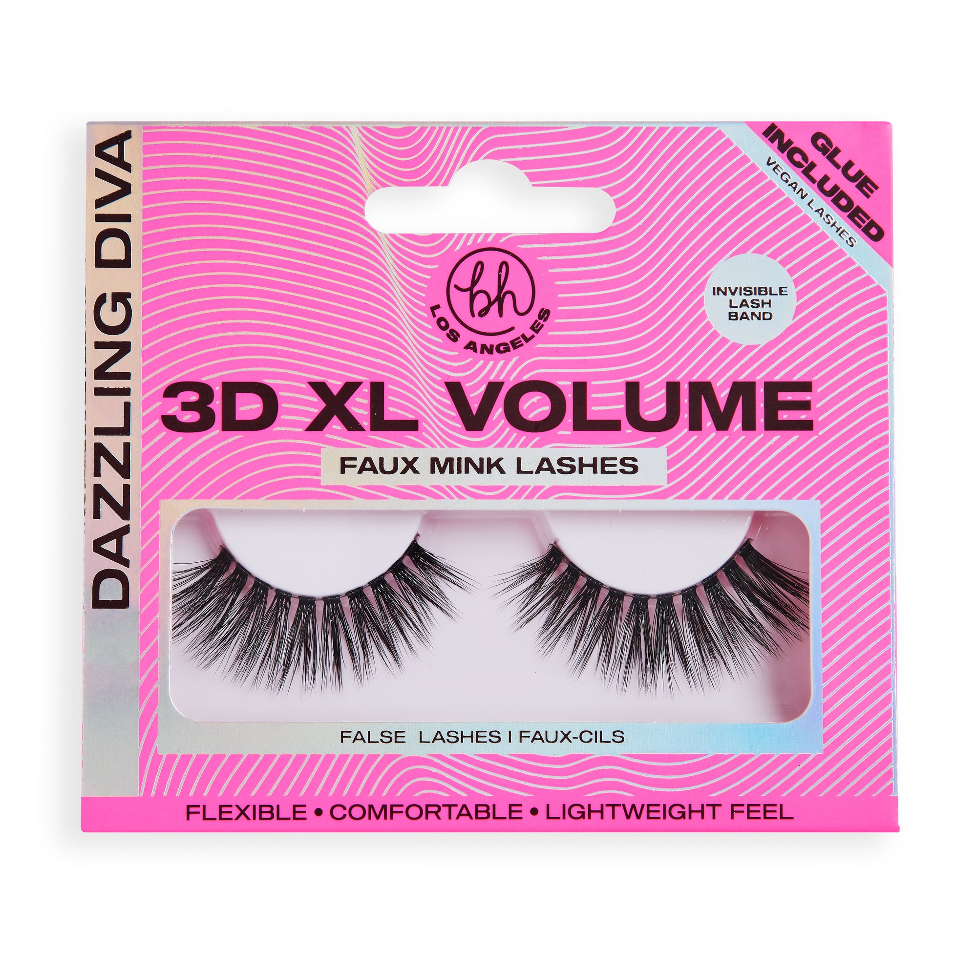 BH Los Angeles 3D Faux Mink XL Volume Lashes Dazzling Diva