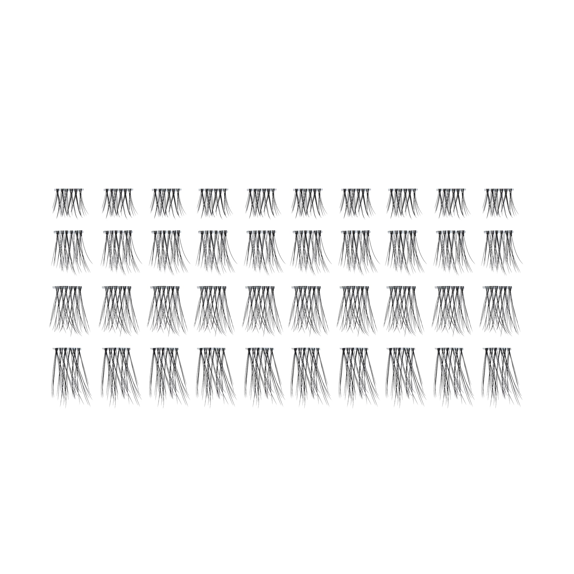 BH Los Angeles Natural Individual Lashes Cluster Queen